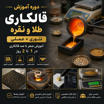 دوره آموزش قالکاری طلا و نقره